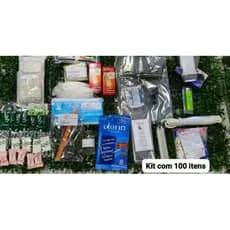 Kit para Mochila de Emergência com + de 100 itens.