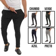 Calça Cropped Masculina - Calça Social Masculina - Calça Alfaiataria Masculina