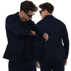 Blazer Masculino Azul Marinho Alfaiataria Sport Fino Slim Fit