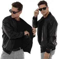 Jaqueta Masculina Bomber Aviador Forrada xadrez