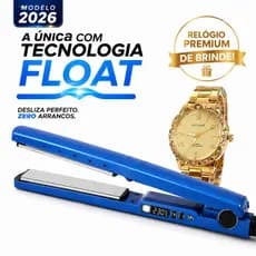 Chapinha de Cabelo Nano Titanium 450° Graus  Bivolt 110v/220v + Relogio de Pulso Feminino