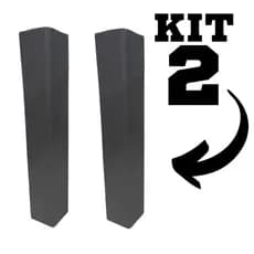 Kit 2 Protetor de quina Cantoneira 50xcm 10mm autocolante