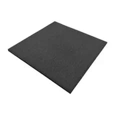 Piso De Borracha Liso 7,5mm Placa 50x50cm