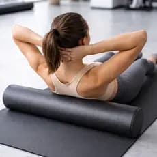 Rolo de Liberação Miofascial 90cm Yoga Pilates Funcional Massagem Muscular
