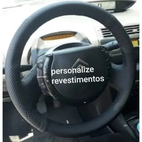 capa de volante costurada citroen c4