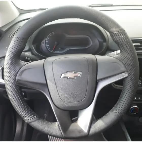 capa de volante costurada onix/cobalt/prisma/spin/sonic/cruze