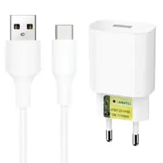 Kit Carregador 2 Metros Para Samsung Galaxy A05 - Cabo USB C E Fonte
