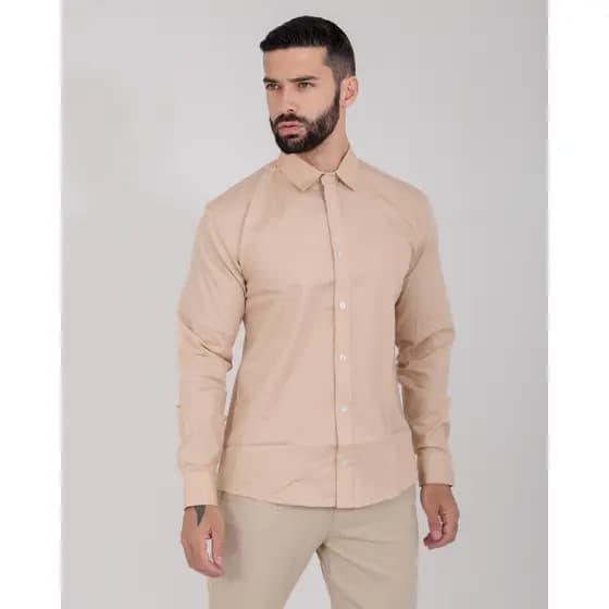 Camisa Slim Fit/Camisa Manga Longa/Camisa Social/Camisa Masculina/Roupas Masculinas