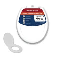 Assento Sanitário Almofadado Lorenzetti Oval Levitti Branco Conforto Macio Tampa Banheiro