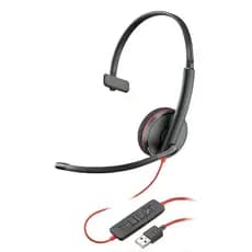 Headset fone de Ouvido Poly Plantronics Blackwire C3210 Usb