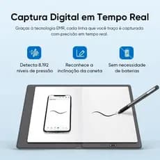 Mesa Digitalizadora Caderno Inteligente Digital Xp-pen Note Plus Bluetooth