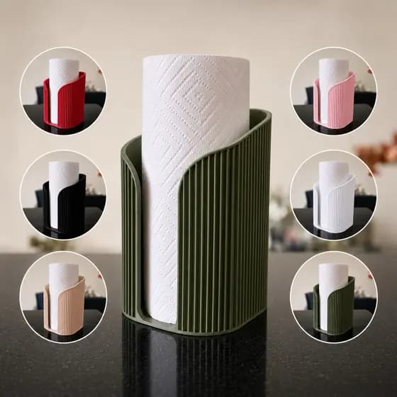 Porta Toalha De Papel Elegante Para Bancada