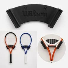 Porta Raquete Preto De Parede Para Tênis E Beach Tennis Suporte Organizador Com Fixação