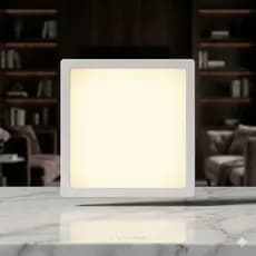 Empalux Painel LED Sobrepor 18W 20x20 4000K Bivolt Luz Neutra Slim Econômico Moderno