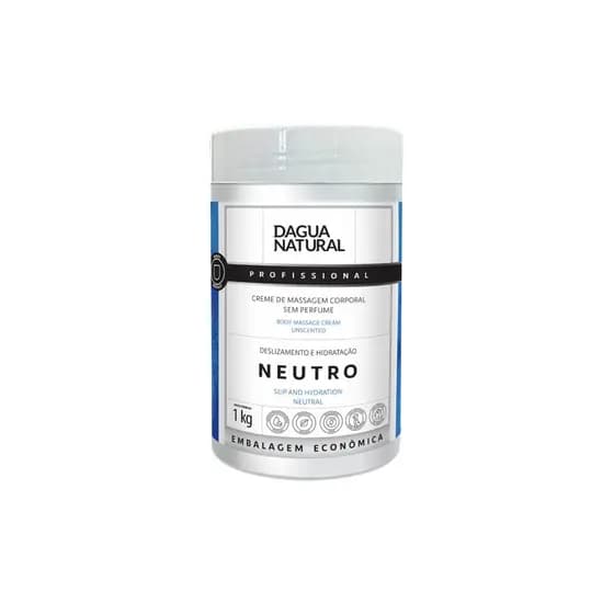 Creme Hidratante Neutro D’Água Natural 1kg – Sem Cheiro, Toque Suave