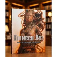 Livro Biomech Art - Surrealismo e Cyborgs - Capa Dura - Ref. Tatuagem / Giger Game design Arte