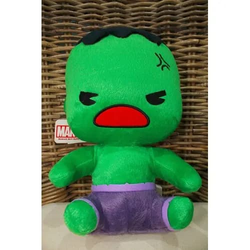 Pelúcia Hulk Baby 15 Cm Com Ventosa Avengers Marvel