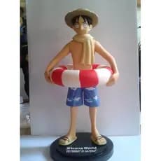 Boneco One Piece Monkey D Luffy Ruffy Anime Manga Raro 22 Cm