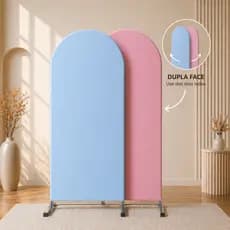 Capa p/ Painel Romano Dupla Face 2,00 altura x1,00 largura / Festas Decorações Chá de Bebê