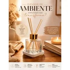 Porta Difusor Decorativo com Vidro e Base Premium – Elegância para sua Decoração - Não Acompanha Aroma