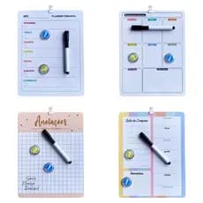 Lousa Magnética Organizadora Planner Semanal Tam P 2338