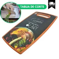 Tábua de Corte Grande de Cozinha para Carne Legumes Salada Comida Casa