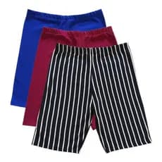 Kit 3 Bermudas Feminina Gorgurão Senhora Confortável Plus Size Curve Senhora 36 Ao 60