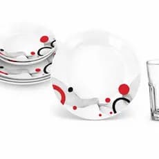Aparelho de Jantar Opal Grécia 16 Peças Útil Bazar
