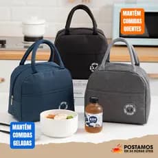 Bolsa Termica Para Marmita Lancheira Térmica Portátil Com Isolamento Térmico Lanche Viagem Academia