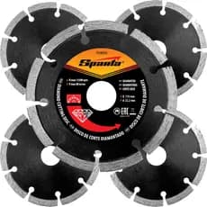 Disco De Corte Diamantado Segmentado 115mm X 22,2mm - Cerâmica, Concreto Corte Seco - Sparta 7310555