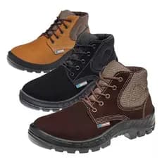 Bota Botina Segurança Couro Nobuck Marluvas CA 45611