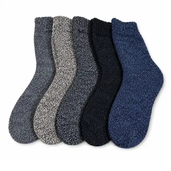 Kit 3 Pares de Meia Térmica Grossa 32 ou 35 Cano Medio Conforto Macia Confortável
