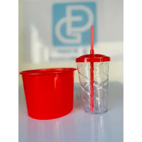 Cineminha 3 Balde 1.5 Litros + 3 Copos Twister 400 ML