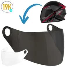 VISEIRA CAPACETE CRISTAL FUMÊ R8 NEW LIBERTY FOUR 4 REPOSIÇÃO REPARO MODELO ORIGINAL 788 — PRO TORK