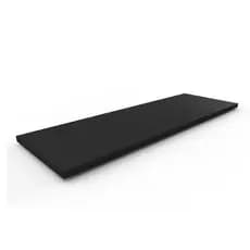 1 Prateleiras 60x25 MDF Preto com Suporte Flutuante Invisível