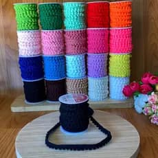 Fita Pompom 1,2CM 10 Metros No Rolo Ou Mais