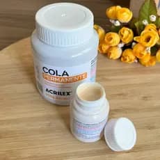 Cola Permanente Acrilex 37gr OU 250G (pode ser usada para reposição de cola em base de corte silhouette)