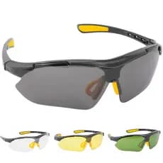 Oculos Esportivo Ciclismo Bike Epi Escuro Fume Ambar Transparente e Verde Proteção Uv