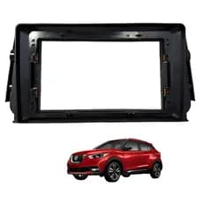 Moldura Painel Multimidia 9 Polegadas Nissan Kicks 2016 2017 2018 2019 20 21 22 2023 2 Din