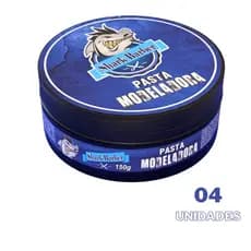 KIT C/4 UN PASTA MODELADORA SHARK BARBER 150g
