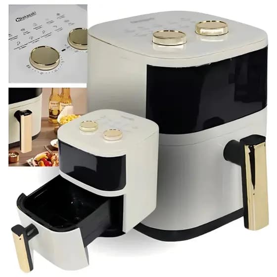 Fritadeira Elétrica Sem Óleo Airfryer 3.1L 1480W Panela Frita a Vapor 127v ou 220v
