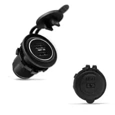 Tomada Carregador Veicular 2 USB Smart 12v 24v 2.1 + 1Ah