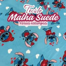 TECIDO SUEDE PREMIUM PERSONALIZADO VARIAS ESTAMPAS INFANTIS