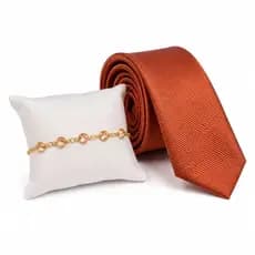 KIT GRAVATA E PULSEIRA  FOLHEADA COM ALMOFADINHA LEMBRANCINHA PADRINHO E MADRINHA