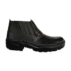 Bota EPI Segurança Couro Cartom Elástico Multiuso R10 37 a 43 Proteção Resistente Imperdível