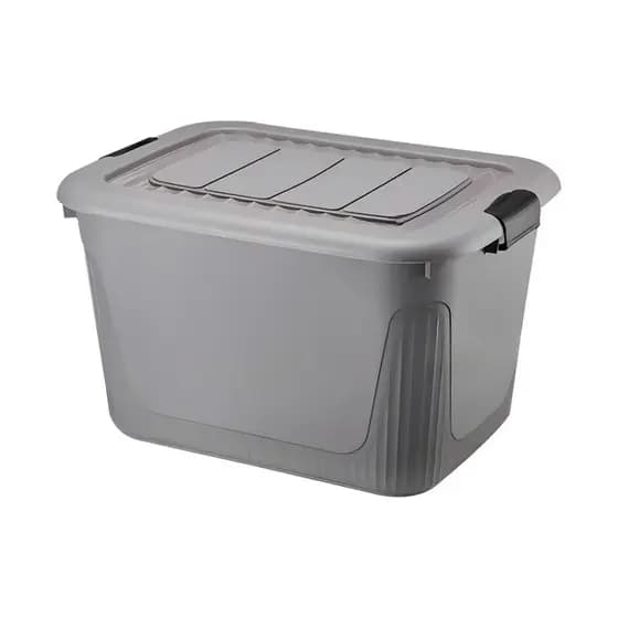 Caixa Organizadora Container Plasnorthon 50LT com Rodinhas Alta Qualidade Ideal para Armazenamento