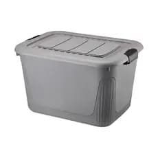 Caixa Organizadora Container Plasnorthon 50LT com Rodinhas Alta Qualidade Ideal para Armazenamento