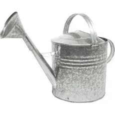 Regador de Água para Jardim Plantas Galvanizado 10L com Alça Ultra Resistente Multiuso