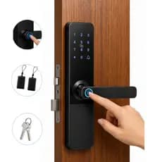 Fechadura Eletrônica Digital Para Porta Biometria Sobrepor Inteligente Segurança