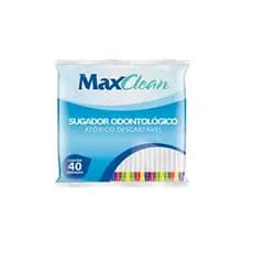 Sugador Descartavel Colorido com 40 UN